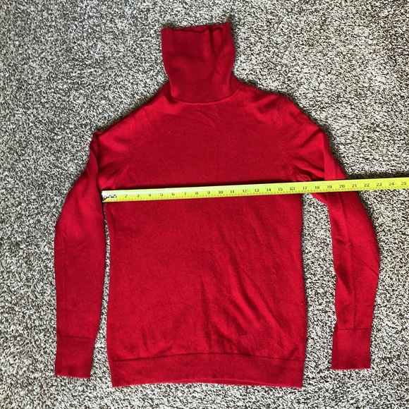 Talbots red cashmere jumper M - Picture 4 of 6